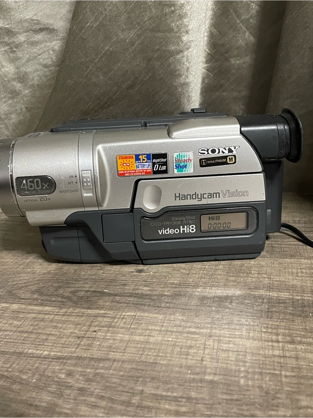 Vintage Sony Handycam Vision CCD-TRV308 Hi8 Camcorder – Tested & Working